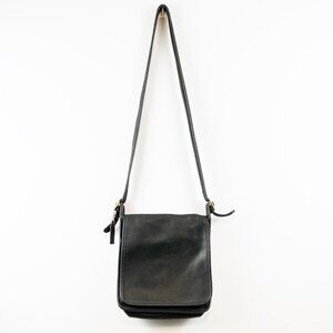 Coach Vintage Legacy Studio Flap Crossbody Bag Soft Black Leather USA 9144